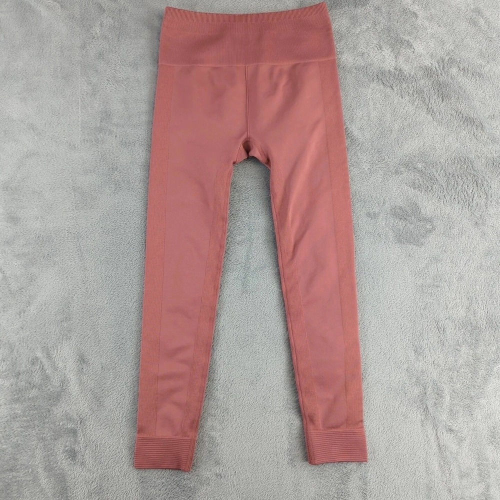 Fabletics‎ Leggings Womens Small Pink Seamless High Rise Ankle Yoga Athletic